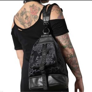 “In a daze” killstar one shoulder (or two) backpack.